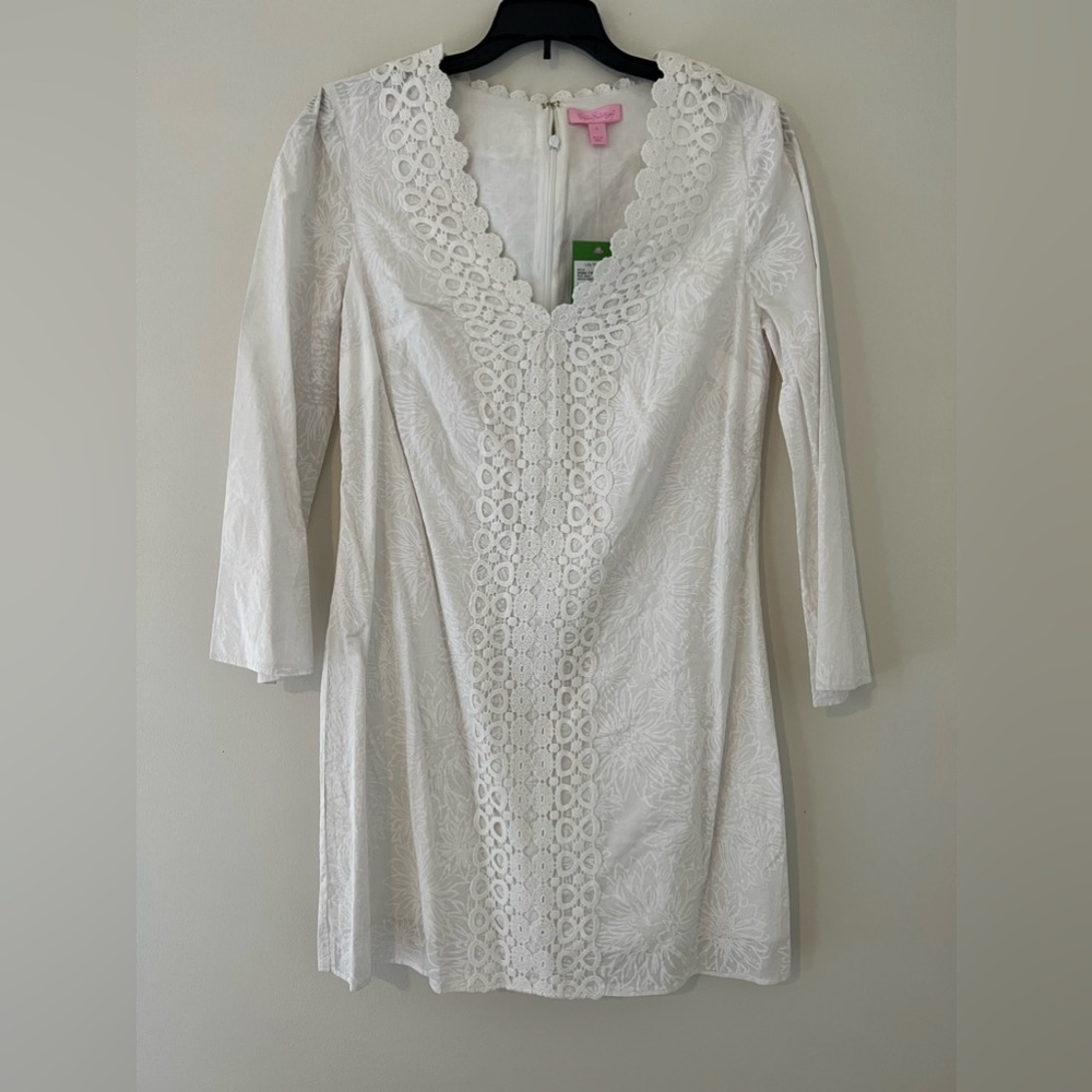 NWT Lilly Pulitzer Brooke Tunic Dress in Resort White - Size Small